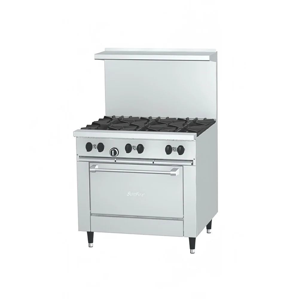 36" 6 Burner Sunfire Gas Range w/ Standard Oven